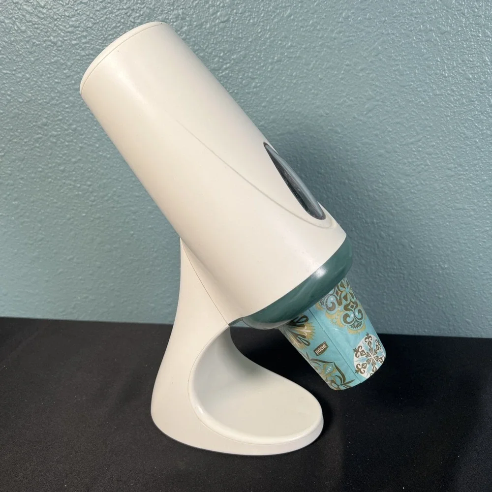 Dixie Cup‎ Dispenser For Counter 5oz Modern Retro Space Age Green Marble  Vtg